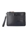 Burberry Horseferry-print Pouch In Black