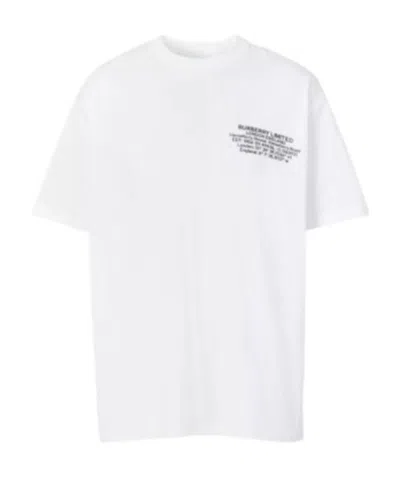 Burberry Horseferry-print T-shirt In White