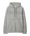 Burberry Horseferry Printed Hooded Sweater In Gray