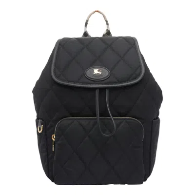 Burberry Horsehoe Backpack In Black