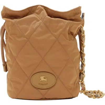 Burberry Horseshoe Chain Pouch In Brown