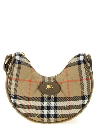 Burberry Horseshoe Crossbody Bag In Nude