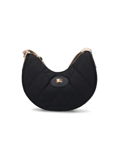 Burberry Horseshoe Crossbody Bag In Black