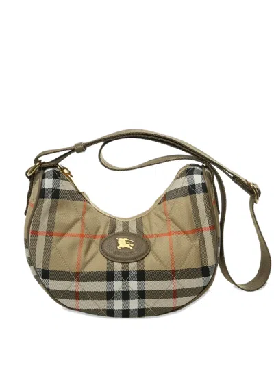 Burberry Horseshoe Crossbody Bag In Brown