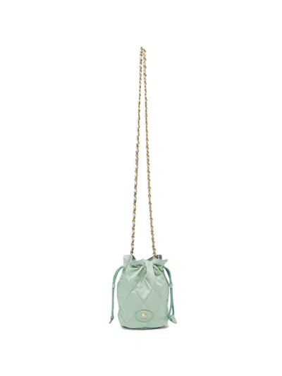 Burberry Horseshoe Crossbody Bag In Green