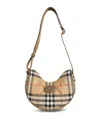 Burberry Women Sand Beige Top Zip Fastening Adjustable Shoulder Strap Signature Equestrian Knight In Sand