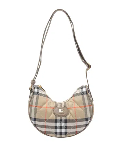 Burberry Horseshoe Crossbody Bag In Sand