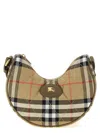 Burberry Women Sand Beige Top Zip Fastening Adjustable Shoulder Strap Signature Equestrian Knight In White