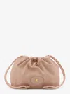 Burberry Reversible Pouch In Pink Nylon With Check Pattern