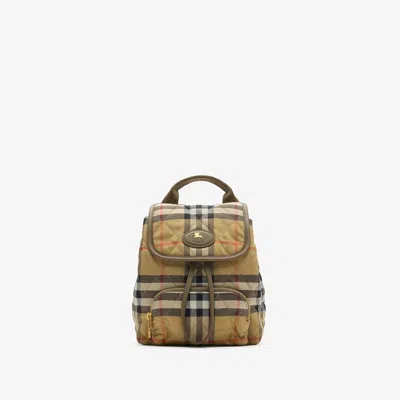 Burberry "horseshoe" Mini Backpack In Multi