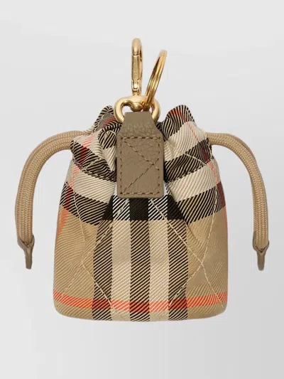 Burberry Horseshoe Pouch Charm Keyring Airpods Holder