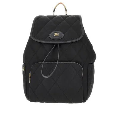 BURBERRY 'HORSESHOE' QUILTED NYLON BACKPACK