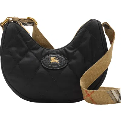 Burberry Horseshoe Quilted Nylon Crossbody Bag