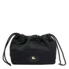 Burberry Horseshoe Reversible Pochette With Coulisse
