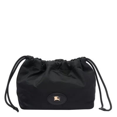 Burberry Horseshoe Reversible Pochette With Coulisse