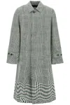 BURBERRY HOUNDSTOOTH CAR COAT WITH