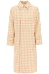 Burberry Houndstooth Twill Trench Coat In Multicolor