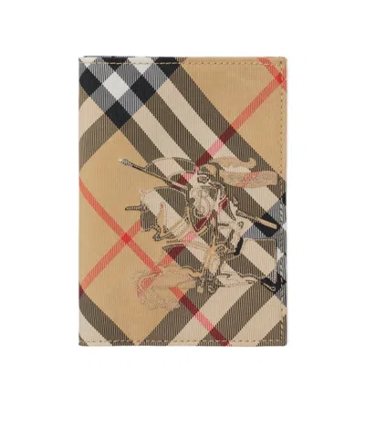Burberry House-check Cardholder In Nude
