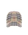 Burberry | Check Print Baseball Cap| Man | M In Nude