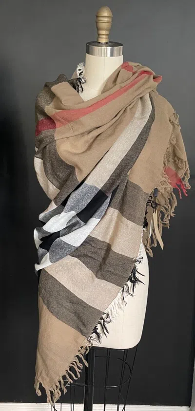 Pre-owned Burberry House Check Scarf, 110 X 110cm, Wool
