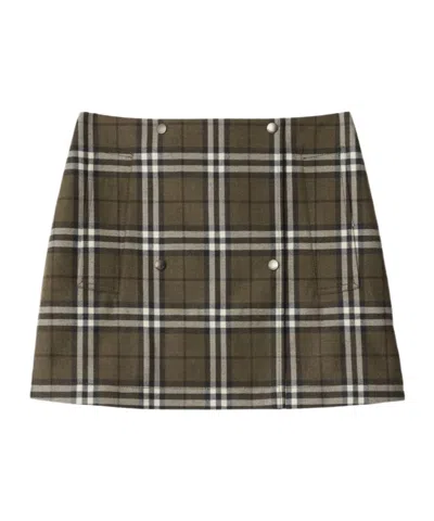 Burberry House-check Skirt