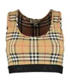 Burberry Dalby Check Sport Top In Multicolor