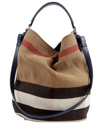 Burberry House Check Susanna Hobo Shoulder Bag (authentic Pre-loved) In Multi