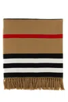 Burberry Unisex Embroidered Cotton Blanket In Printed