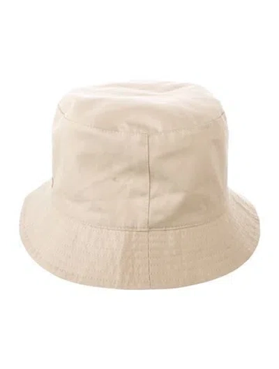 Pre-owned Burberry Housecheck Bucket Hat In Neutrals