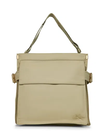Burberry Men Hunter Green Medium Trench Tote Crossbody Bag