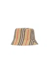 Burberry Icon Stripe Bucket Hat