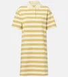 Burberry Icon Stripe Cotton Piquet Minidress
