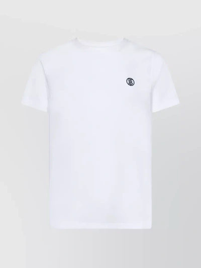 Burberry Iconic Logo Cotton T-shirt In White