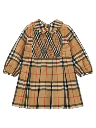 Burberry Kids' Ida Dress In Brown