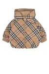 Burberry Check-print Reversible Puffer Jacket In Sandipcheck