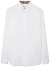 Burberry White Shirt In Cotton Poplin In White