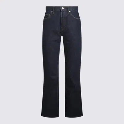 BURBERRY BURBERRY INDIGO BLUE COTTON DENIM JEANS