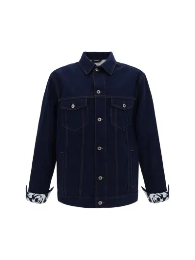 Burberry Indigo Blue Cotton Jacket
