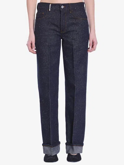 Burberry Indigo Jeans In Purple