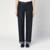 Burberry Indigo Jeans With Turn-ups In Blue