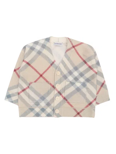 BURBERRY INF GIRL CARDIGANS