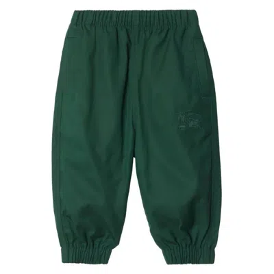 Burberry Toddler Adrian Ekd Embroidered Trousers In Green