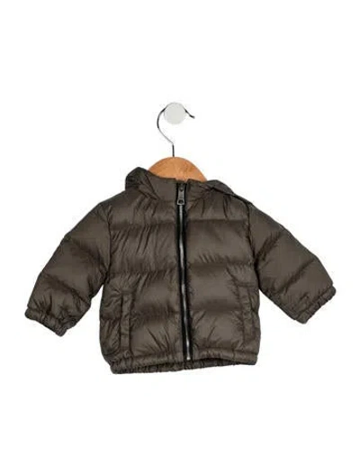 Pre-owned Burberry Babies' Infant Boys' Puffer Jacket In Green