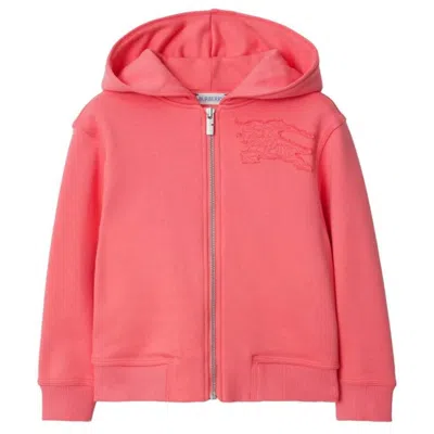 Burberry Infant Clyde Ekd Logo Hoodie In Pink