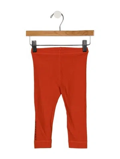 Pre-owned Burberry Babies' Infant Girl's Leggings In Red