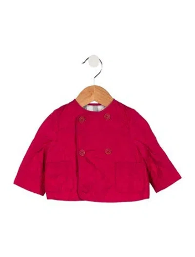 Pre-owned Burberry Babies' Infant Girls' Quilted Jacket In Pink