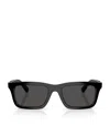 Burberry Injected Be4475u Rectangular Sunglasses In Black
