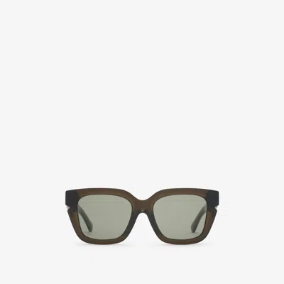 BURBERRY BURBERRY INLAID CHECK SQUARE SUNGLASSES