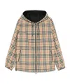 Burberry Reversible Vintage Check Jacket In Nude