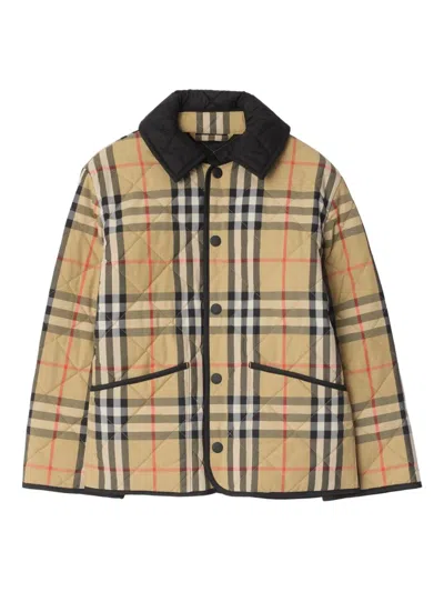 Burberry Ip Check Quilted Jacket